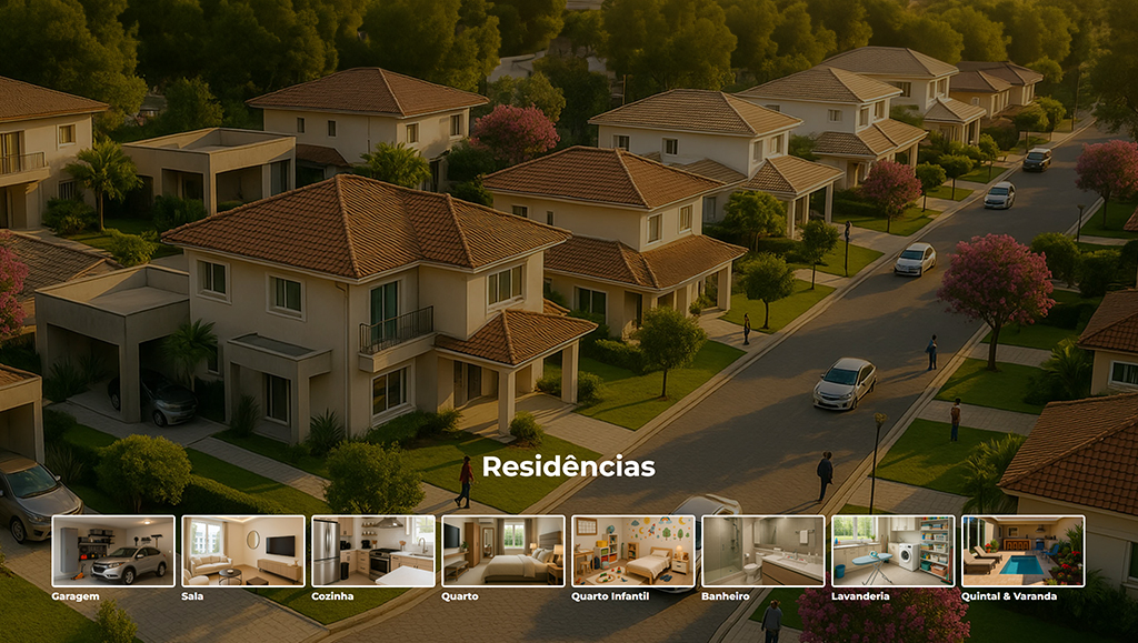 Cidade Gimba - Residências