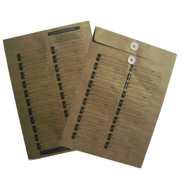 Envelope Vai e Vem Kraft 260x360mm 1 UN Ouropress - Gimba