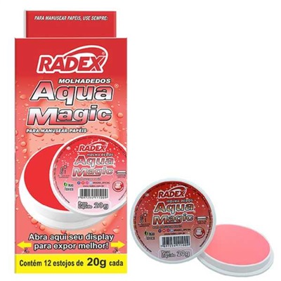 Molhador de Dedos Radex Aqua Magic Pasta 20g 1 UN