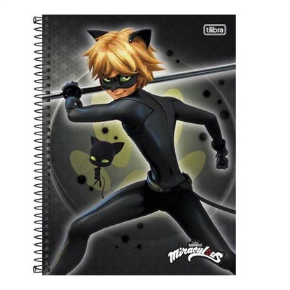 CADERNO CD TILIBRA CAT NOIR 80F - Emporiocultural online