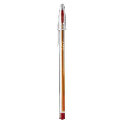 Caneta Esferográfica BIC Cristal Ponta Fina 0.8mm Vermelha 1 UN
