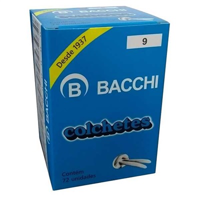 Colchetes Bacchi Nº 9 45mm CX 72 UN