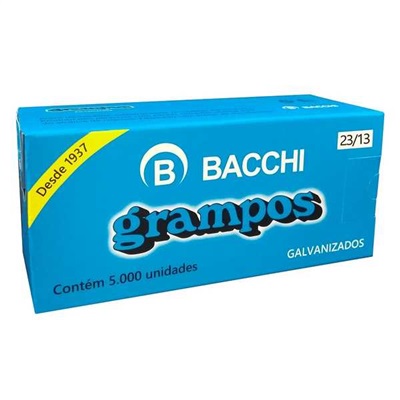 Grampo Galvanizado Bacchi Enak 13 23/13 Caixa C/5000 UN