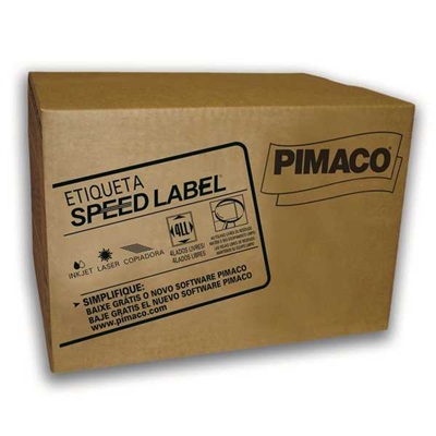 Etiqueta Adesiva Pimaco Ref 61080 InkJet e Laser Carta 25,4x66,7mm Branco 30000 UN