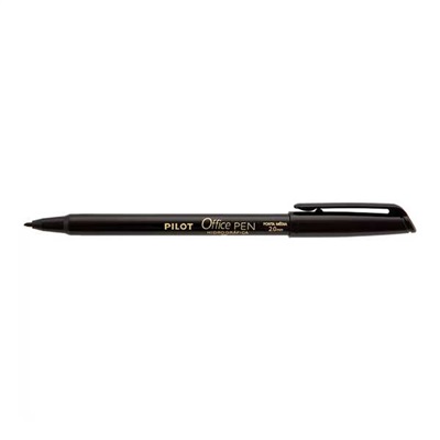 Caneta Hidrográfica Pilot Office Pen Ponta Média 2mm Preta 1 UN