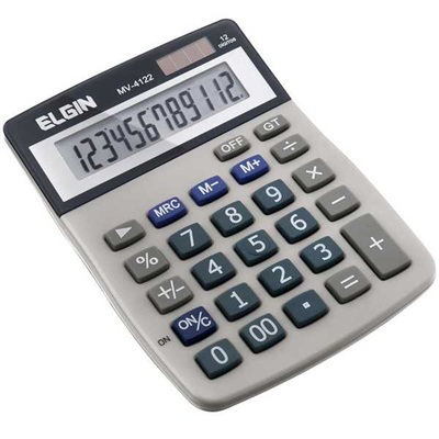 Calculadora de Mesa Elgin 12 Dígitos MV4122 Branco 1 UN
