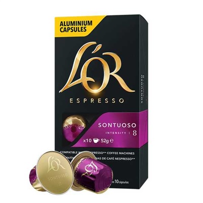 Cápsula de Café Espresso Sontuoso 5,2g CX 10 UN L