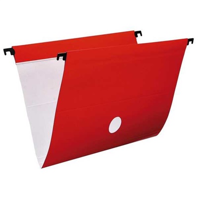 Pasta Suspensa DelloPlus Triplex Plastificada 360x240mm Vermelho 1 UN
