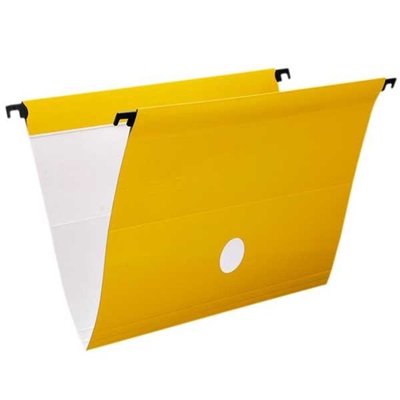 Pasta Suspensa DelloPlus Triplex Plastificada 360x240mm Amarelo 1 UN Dello