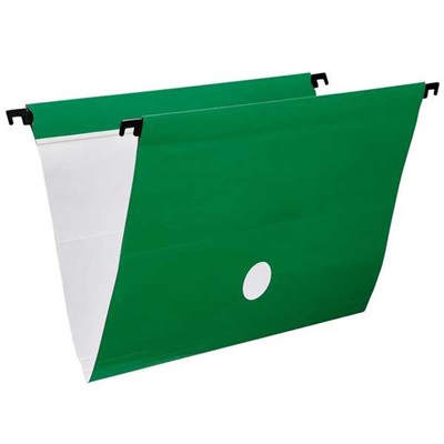 Pasta Suspensa DelloPlus Triplex Plastificada 360x240mm Verde 1 UN