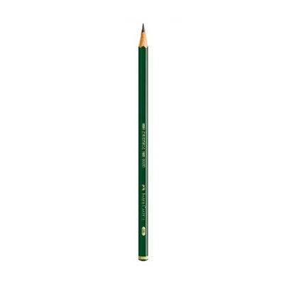 EcoLápis Faber Castell Preto 2B 9000 Regent Técnico Sextavado 1 UN