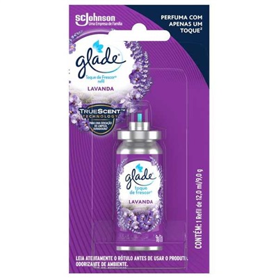 Odorizador de Ambiente Glade Refil 12ml Toque de Frescor Lavanda 1 UN