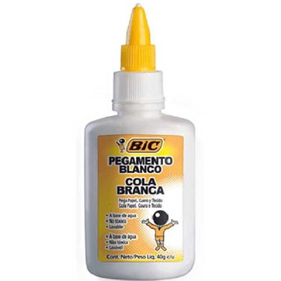 Cola Líquida BIC Branca 40g 1 UN