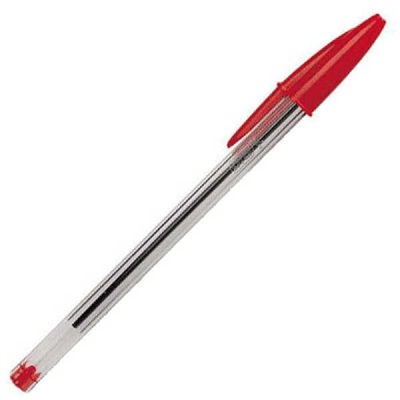 Caneta Esferográfica BIC Cristal Ponta Média 1mm Vermelha 1 UN