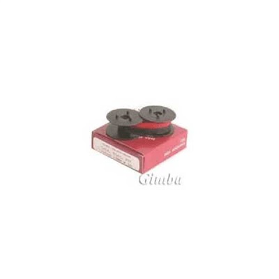 Fita Nylon Olivetti Carretel Duplo para Calculadora Sharp Summa 32 Preta Vermelha 1 UN