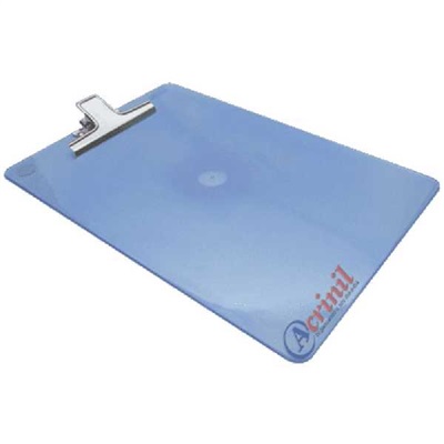 Prancheta A4 Acrinil com Prendedor de Metal Azul 1 UN
