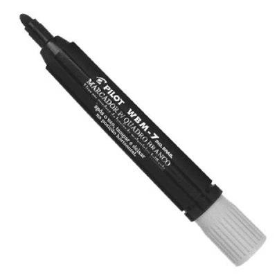 Pincel Marcador Pilot Quadro Branco Recarregável 2,0mm Preto 1 UN