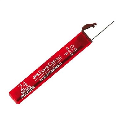 Grafite B Faber Castell 0,5mm Max Resistente 24 UN