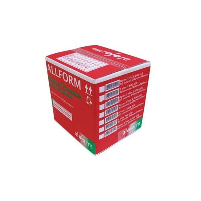 Formulário Continuo All Form Razão 80 Colunas 1 Via Branco 305 CX 6000 Folhas