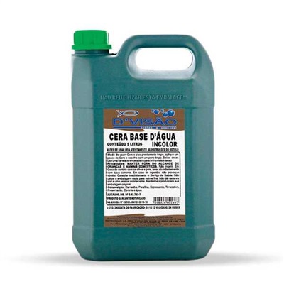 Cera Líquida Dvisão para Piso Base de Água 5L Incolor 1 UN