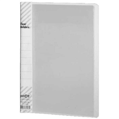 Pasta Catálogo Plascony Ofício Super Line com 10 Envelopes 340x240mm Cristal 1 UN