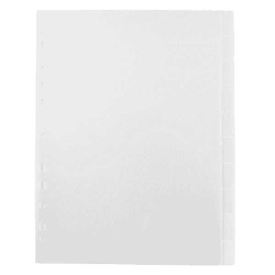Divisória Fichário Plascony 10 Divisões Cristal 21,5x29,7cm 1UN