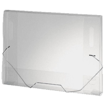 Pasta Plascony Aba Elástico Ofício Cristal 335x245x30mm 1 UN