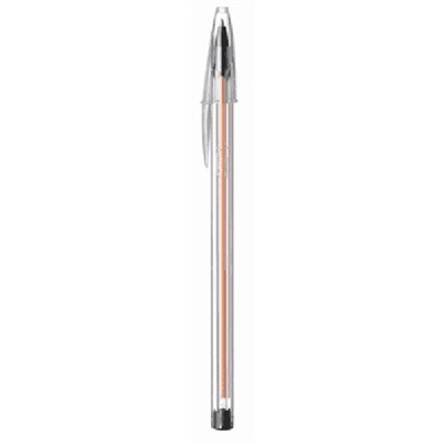 Caneta Esferográfica BIC Cristal Ponta Fina 0.8mm Preta 1 UN