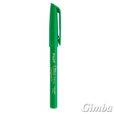 Caneta Hidrográfica Pilot Office Pen Ponta Média 2.0mm Verde 1 UN