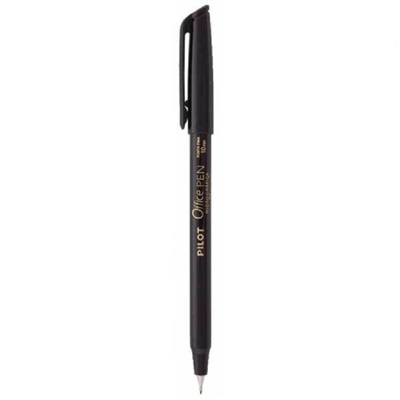 Caneta Hidrográfica Pilot Office Pen Ponta Média 1mm Preta 1 UN