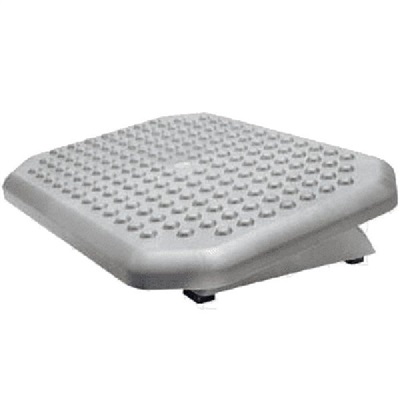 Apoio para os Pés com Inclinação Ajustável Cinza 30x40x10cm 1 UN Acrinil