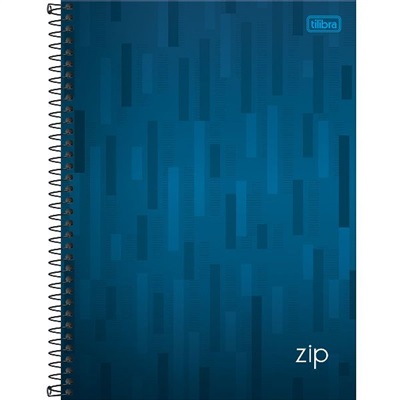 Caderno Universitário Tilibra Capa Dura 200 Folhas Zip Cores Sortidas 200x275mm 1 UN