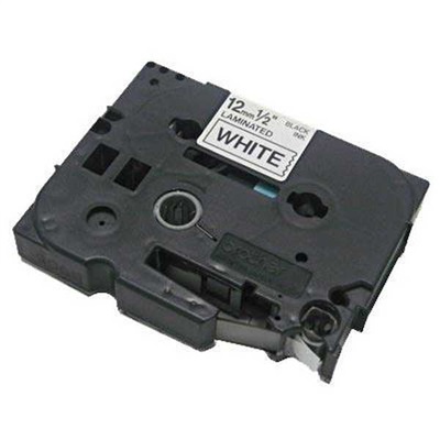 Fita para Rotulador Brother TZ-231 12mm 8m Preto e Branco 1 UN