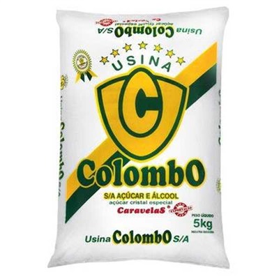 Açúcar Cristal 5kg 1 UN Colombo
