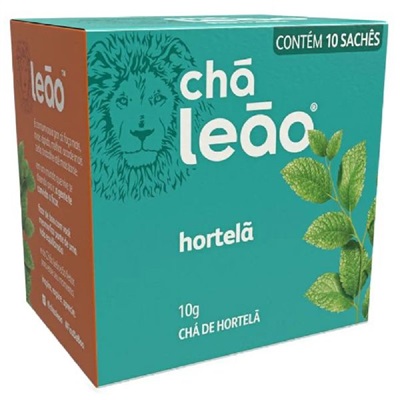 Chá Leão de Hortelã Sachês 10g CX 10 UN