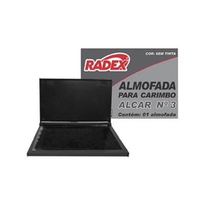Almofada para Carimbo Radex n°3 sem Tinta 1 UN
