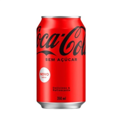 Refrigerante Coca Cola Zero Açúcar Lata 350ml 1 UN