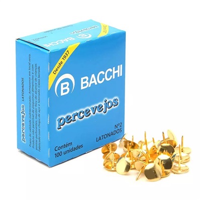 Percevejos Latonados Bacchi CX C/100 UN