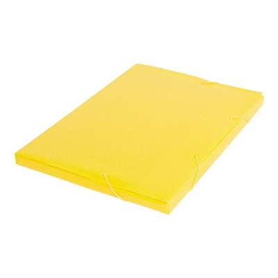 Pasta Polionda Ofício Polibras 245x20x335mm Amarelo 1 UN