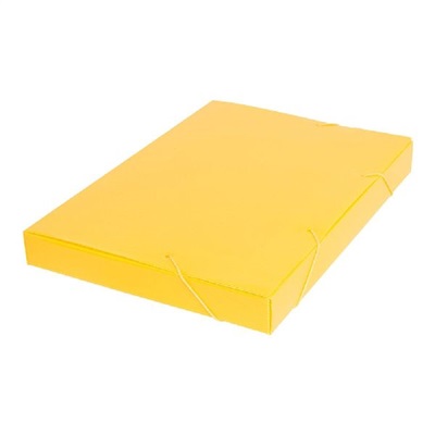 Pasta Polionda Ofício Polibras 245x35x340mm Amarelo 1 UN