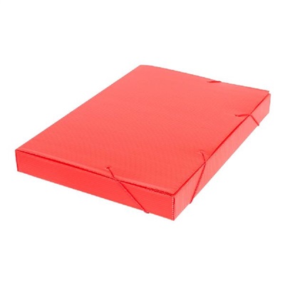 Pasta Polionda Ofício Polibras 245x35x340mm Vermelho 1 UN