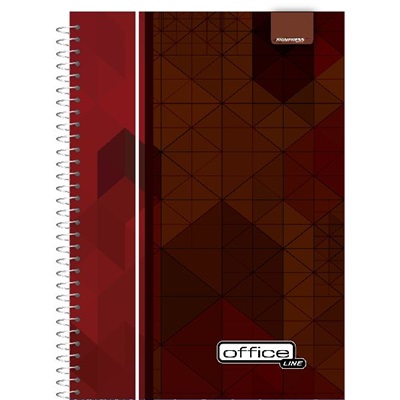 Caderno Espiral Capa Dura Brimpress 1/4 Estampa Sortida 140x 200mm 96 FL 1 UN