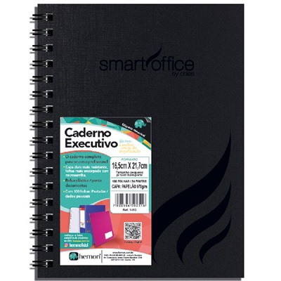 Caderno Executivo Chies Hemon Capa Dura Smart Office 1413 165X217mm 100 FL 1 UN