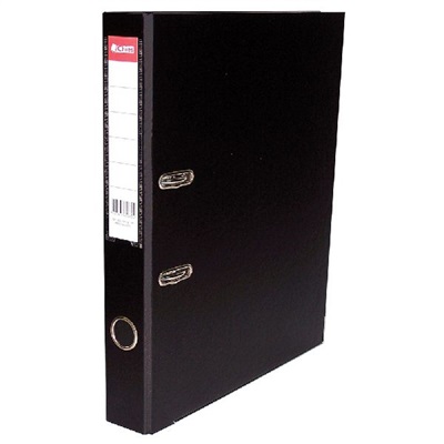 Pasta Lombada Chies Hemon A-Z Estreita A4 com Visor 285x315x53mm 1093 Preto 1 UN