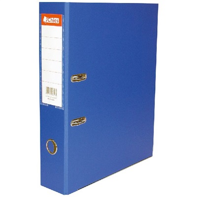 Pasta Lombada Chies Hemon A-Z Larga A4 com Visor 285x315x73mm 1126 Azul Royal 1 UN