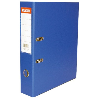 Pasta Lombada Chies Hemon A-Z Larga Ofício com Visor 285x345x73mm 1017 Azul Royal 1 UN