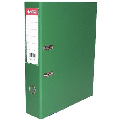 Pasta Lombada Chies Hemon A-Z Larga Ofício com Visor 285x345x73mm 1014 Verde 1 UN