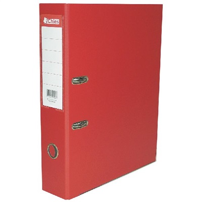 Pasta Lombada A-Z Chies Hemon Larga Ofício com Visor 285x345x73mm Vermelho 1010 1 UN