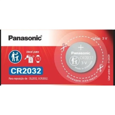 Bateria de Lithium Panasonic 3V CR2032 1 UN