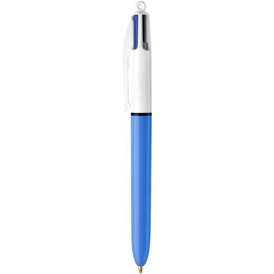 Caneta Esferográfica Bic Retrátil Ponta Média 1mm 4 Cores 1 UN